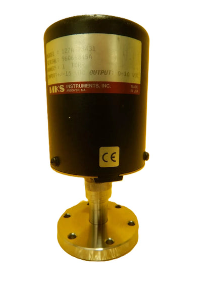 MKS Instruments 127A-13431 Baratron Pressure Transducer Type 127 1 Torr Working