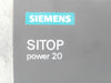 Siemens 6EP1436-1SH01 Power Supply SITOP power20 Balzers Unaxis LLS 502 Working