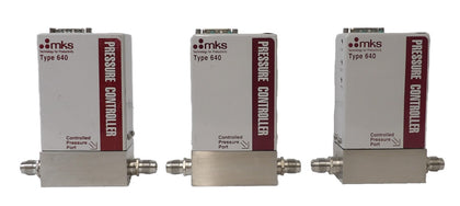 MKS Instruments MFC Pressure Controller Type 640 Lot of 3 Working