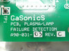 GaSonics A90-031-03 PLASMA/LAMP Failure Detection PCB Rev. C Used Working