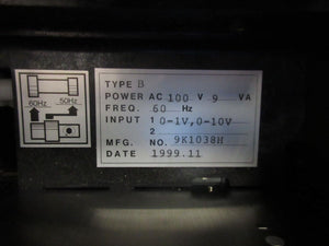 Hitachi 9K1038H Recorder AC 100 V9 60Hz PBP-3201-22 M-511E Used Working
