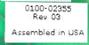 AMAT Applied Materials 0100-02355 SCR Interface Board PCB Working Surplus