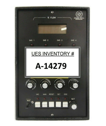 Advanced Crystal Sciences 6506 TEOS/O2/N2 Flow Rate Controller Working Surplus