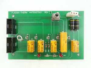 Plasma-Therm 4475507501 Relay Board PCB SLR 770/770MF Working Spare