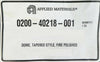 AMAT Applied Materials 0200-40218 Fire Polished Tapered Style Quartz Dome New
