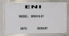ENI MWH-5-01 RF Auto Match System Working
