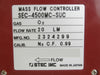STEC SEC-4500MC-SUC Mass Flow Controller MFC SEC-4500 20 LM O2 Used Working
