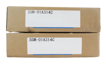 Yaskawa SGM-01A314C AC Servo Motor Σ-Series Reseller Lot of 2 New Surplus