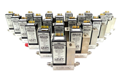 UNIT Instruments UFC-1100A Mass Flow Controller MFC N2 CHF3 HCl CF4 Untested