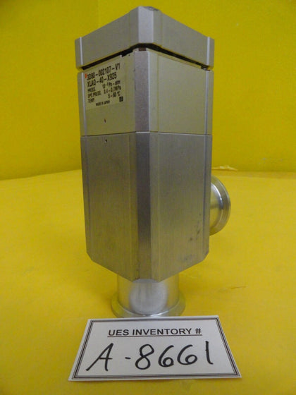 SMC XLAQ-40-X925 Vacuum Angle Isolation Valve TEL 3D80-002107-V1 Used Working