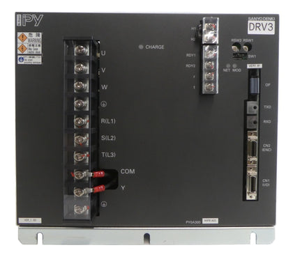 Sanyo Denki PY0A300W4PW1A00 DRV3 PY Servo Amplifier Working