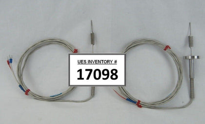 Ulvac Technologies EM1323-138-25A Thermocouple Set of 2 Ceraus ZX-1000 New