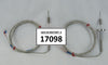 Ulvac Technologies EM1323-138-25A Thermocouple Set of 2 Ceraus ZX-1000 New