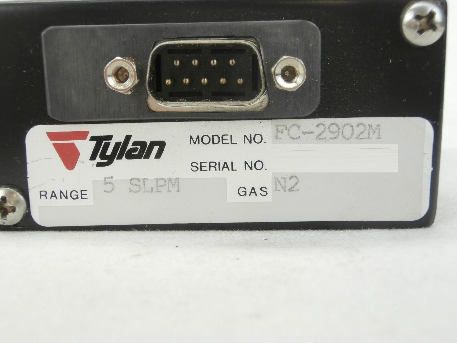 Tylan General FC-2902M Mass Flow Controller MFC 2900 Series 5 SLPM N2 Used