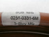 3-Sixty MFG 0251-0331-6M RF Generator Cable 20 Foot 6 Meters Working Surplus