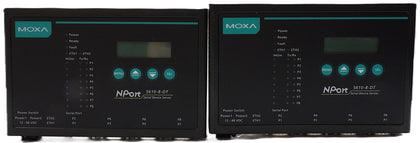 Moxa 3093091000012 8-Port Serial Device Server Nport Lot of 2 New