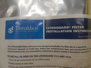 Donaldson P199595REFILL Lithoguard BSM Max Filter Refill Cleanroom New