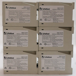 Littlefuse AMAT-30-GFI Residual Current Relay 1200-01622 Reseller Lot of 6