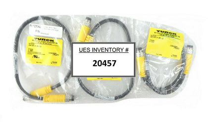 Turck BSM BSM 19-995-0.6 Cable U-38807 Pivotal 30410109A TEL Lot of 3 New Spare