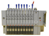 TEL Tokyo Electron SVC6 10-Port Manifold SMC SQ1131DY-5-C4-Q PR300Z Used Working