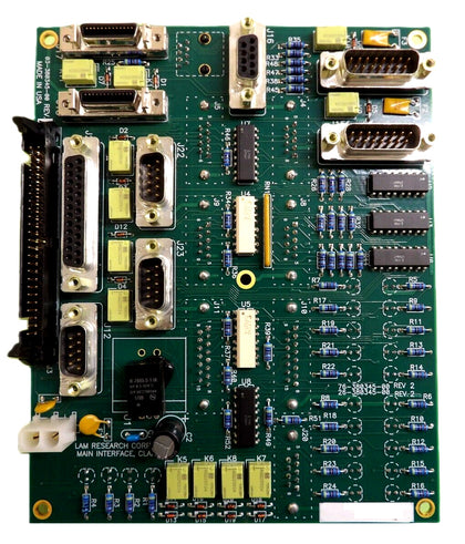 Lam Research 03-380345-00 Clamshell Main Interface PCB 853-209196-802 Working