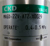 CKD MAGD-22V-AT2-X0029 Pneumatic Diaphragm Valve Lot of 5 Working