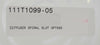 Semitool 111T1099-05 Diffuser Spiral Slot 4mm Low Acid Optimized Plate New