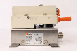 SMC IN587-19 42-Port Pneumatic Manifold Assembly Working Surplus