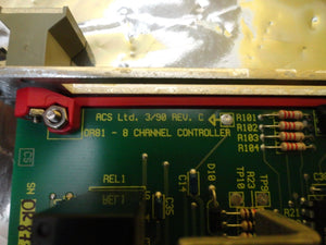 ACS Electronics OR81 8 Channel Controller PCB Card AMAT Orbot WF 720 Used