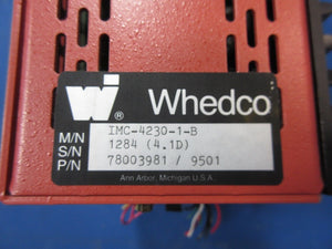 Whedco 78003981 / 9501 Intelligent Motor Controller IMC-4230-1-B IDS 10000 Used