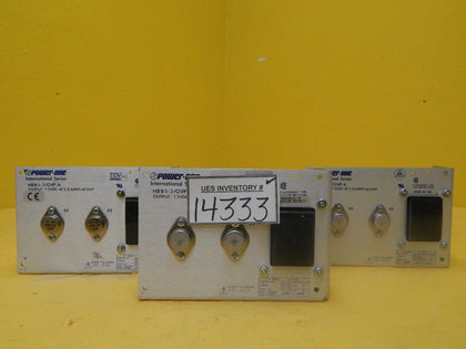 Power-One HBB5-3/OVP-A Power Supply International Series Reseller Lot of 3 Used
