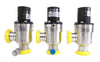 MDC Vacuum Products 311074 Angle Valve KAV-150-P Reseller Lot of 3 Working Spare