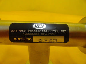 Key High Vacuum Products KST-4525 Vacuum Tee NW25 Stainless Steel Lot of 2 Used