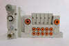 SMC SS5Y31-05-DUX00878 5-Port Pneumatic Manifold AMAT Lot of 2 New Surplus