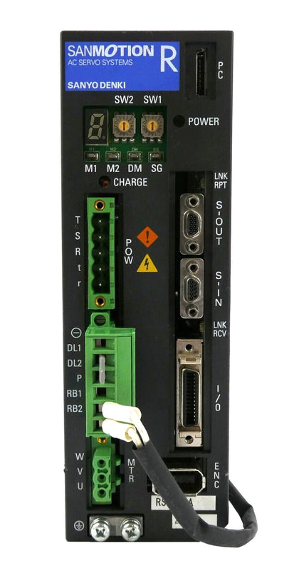 Sanyo Denki RS1L01AZA00 AC Servo Amplifier SANMOTION R Working Surplus