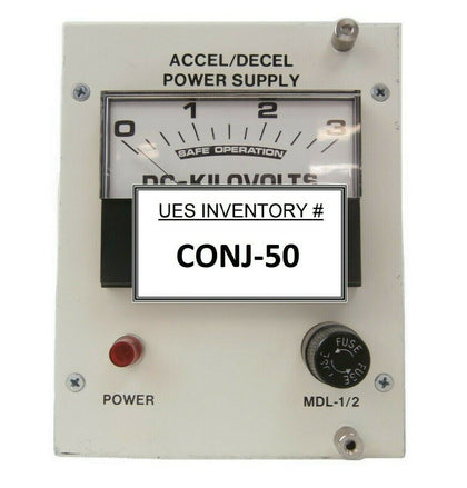 Varian 04073001 Accel/Decel Power Supply MDL-1/2 Damaged Connector As-Is