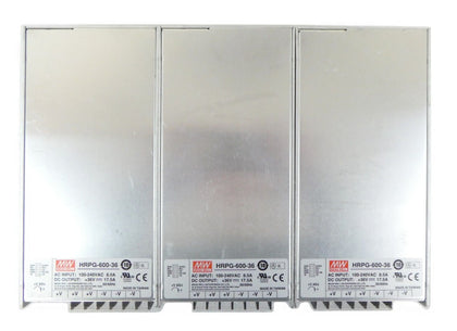 Mean Well HRPG-600-36 Power Supply Reseller Lot of 3 Working Surplus