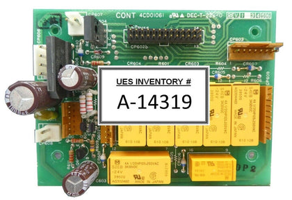 Hitachi Kokusai Denki 4CD01061 Relay Board PCB CONT Mikro Sonic Working Surplus