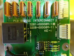 TEL Tokyo Electron 3208-000089-12 Bridge Interconnect 2 PCB P-8 Prober Working