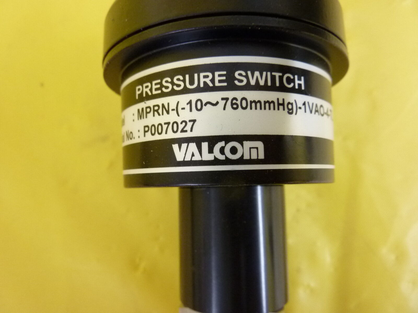 Valcom MPRN-(-10~760mmHg)-1VAO-4-TL Pressure Switch lot of 8 working