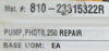 Millipore W2501Ph01 Photo Resist Pump 250 Copper CU Exposed OEM Refurbished