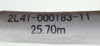 TEL Tokyo Electron 2L41-000183-11 RF Coaxial Cable 25.70M 84 Foot Working Spare
