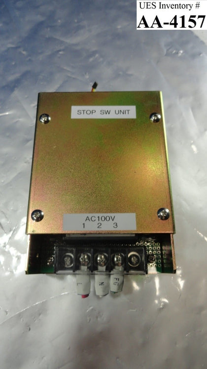 Kokusai Electric Stop SW Unit Zestone DD-1203V Used Working