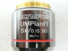 Olympus UMPlanFI Wafer Inspection 5x/0.15 BD ∞/- Microscope Objective Working