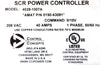 Control Concepts 4028-1007A SCR Power Controller AMAT 0190-43081 Working Surplus