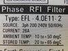Fuji Electric EFL-4.0E11-2 3 Phase RFI Filter Reseller Lot of 2 Used Working