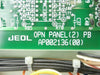 JEOL OPN Control Panel Assembly PCB AP002136(00) OPN PANEL(2)PB JSM-6400F Used