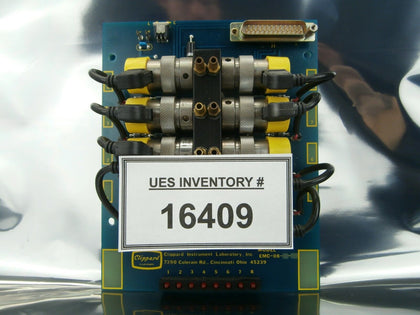 Clippard Instrument Laboratory EMC-08 8-Port Pneumatic Control Board PCB Used