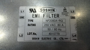 Soshin Electric NF2080A-RQ EMI Filter Reseller Lot of 14 Used Working