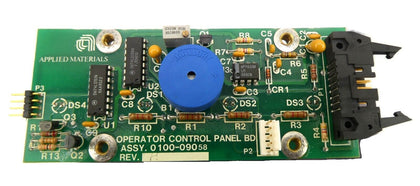 AMAT Applied Materials 0100-09058 Operator Control Panel PCB Working Surplus